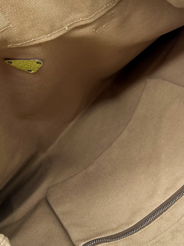 Prada Canvas Tote Bag