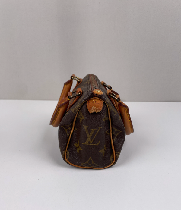 Louis Vuitton Monogram Nano Speedy with Strap