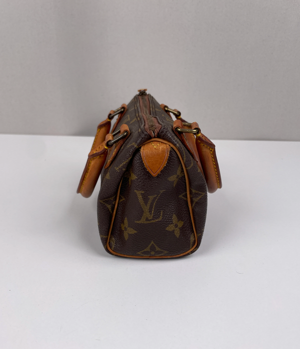 Louis Vuitton Monogram Nano Speedy with Strap