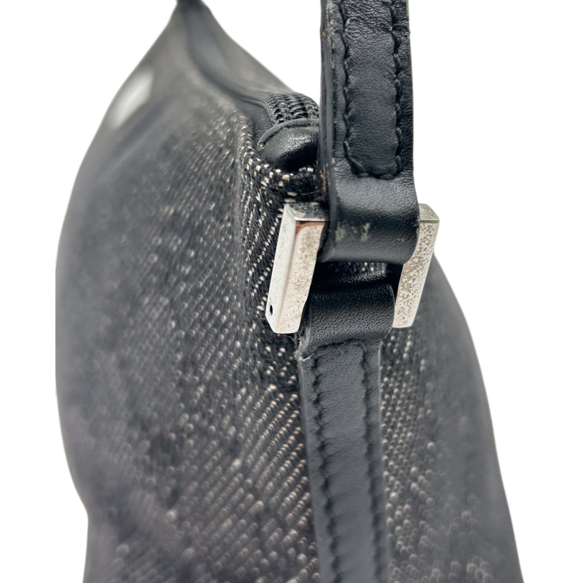 Gucci GG Monogram Black Mini Shoulder Bag