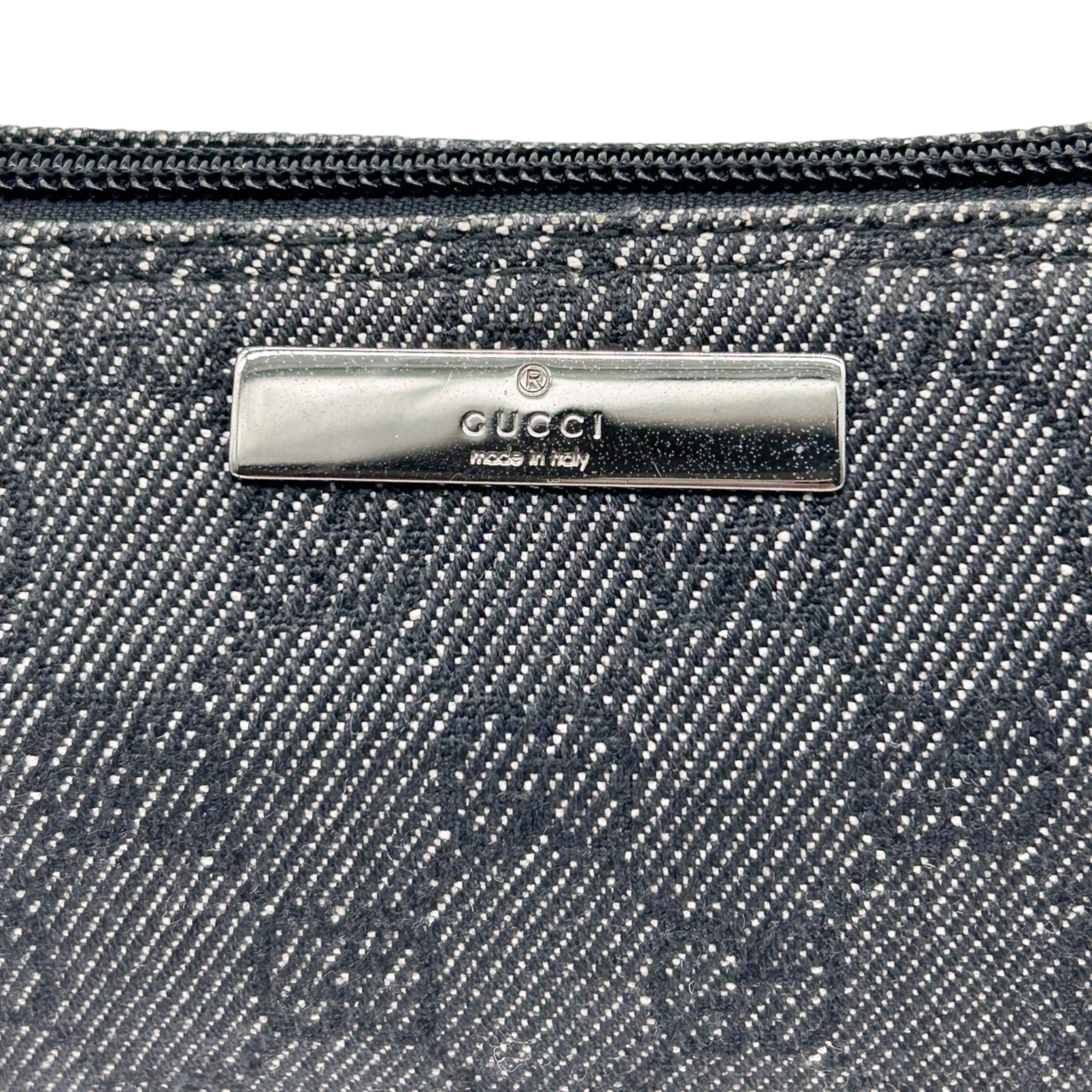 Gucci GG Monogram Black Mini Shoulder Bag