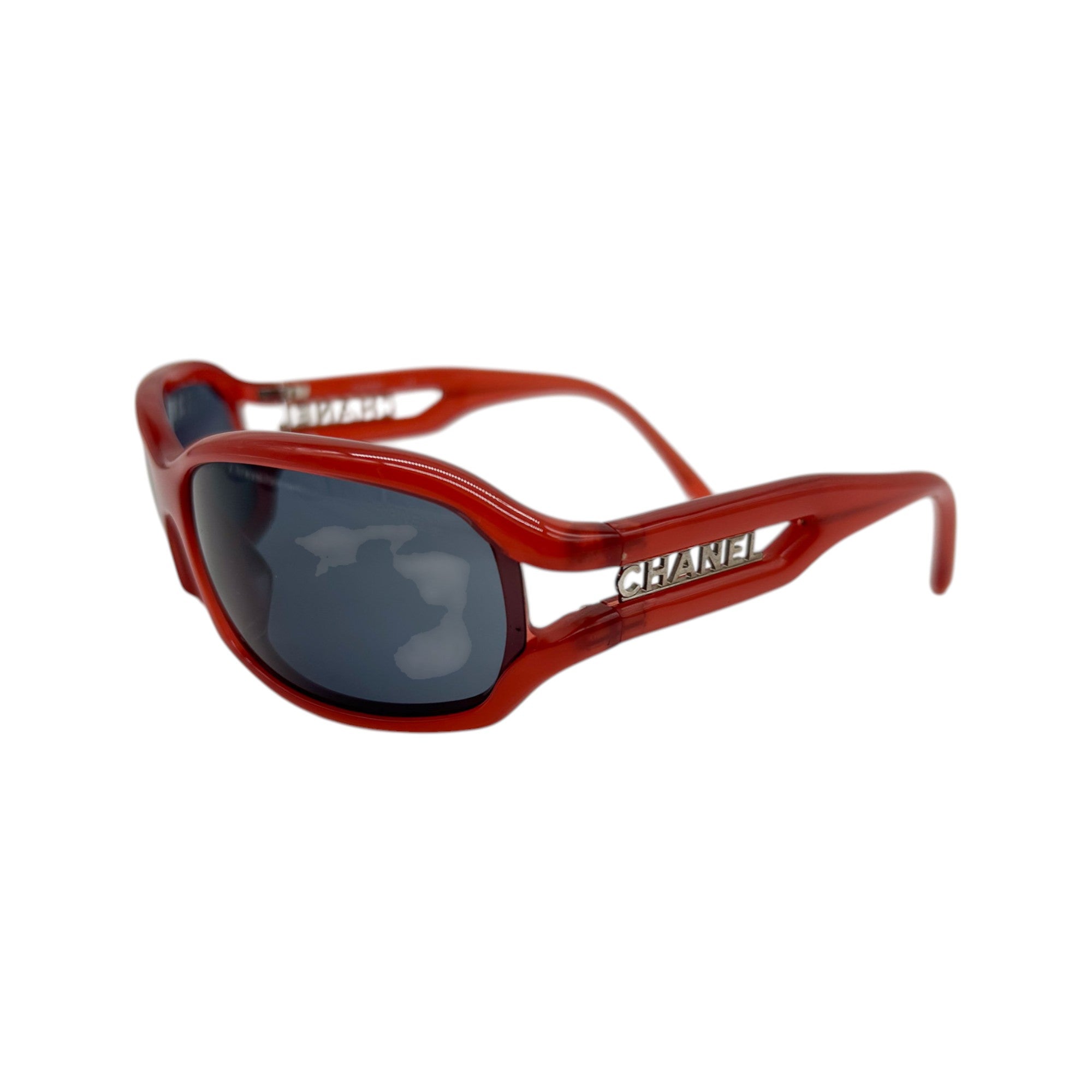 Chanel Red Sunglasses