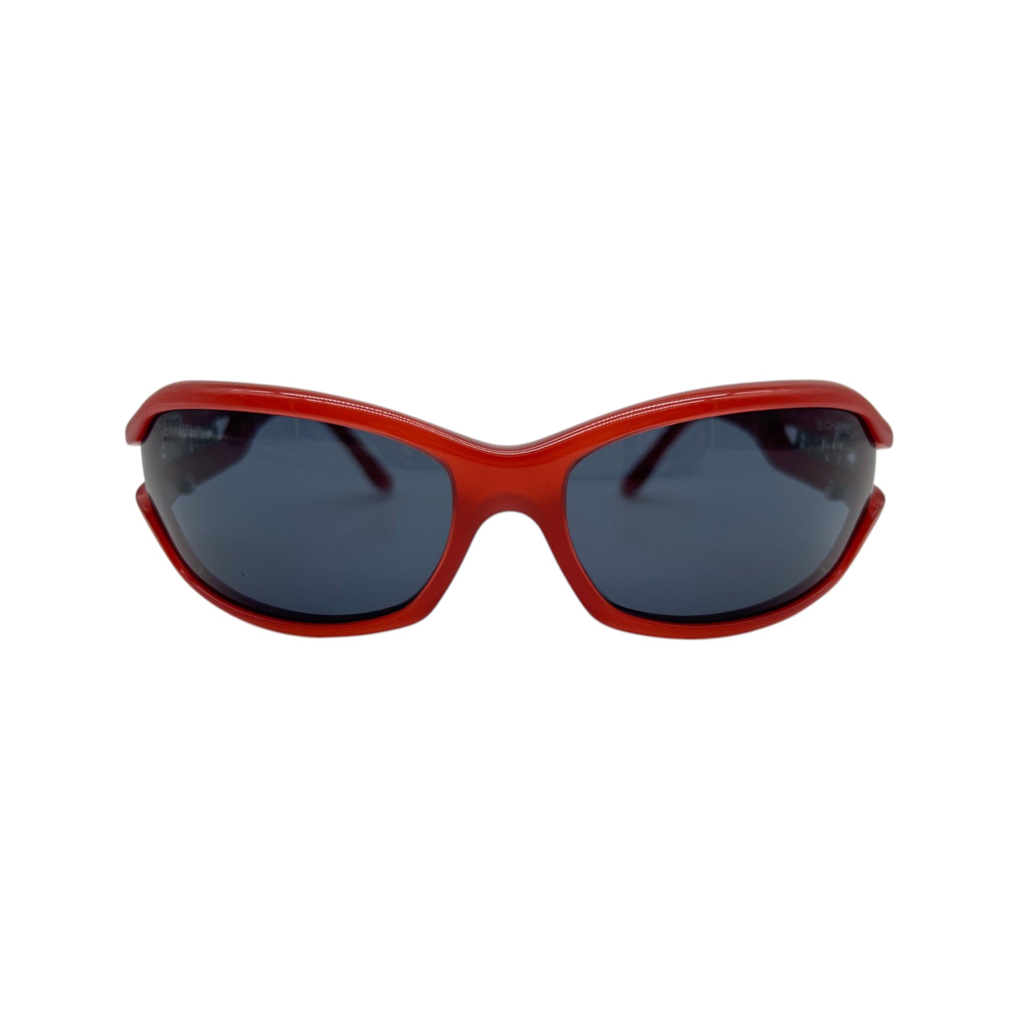 Chanel Red Sunglasses