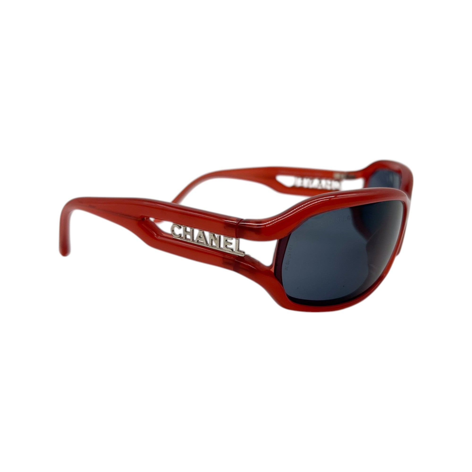 Chanel Red Sunglasses