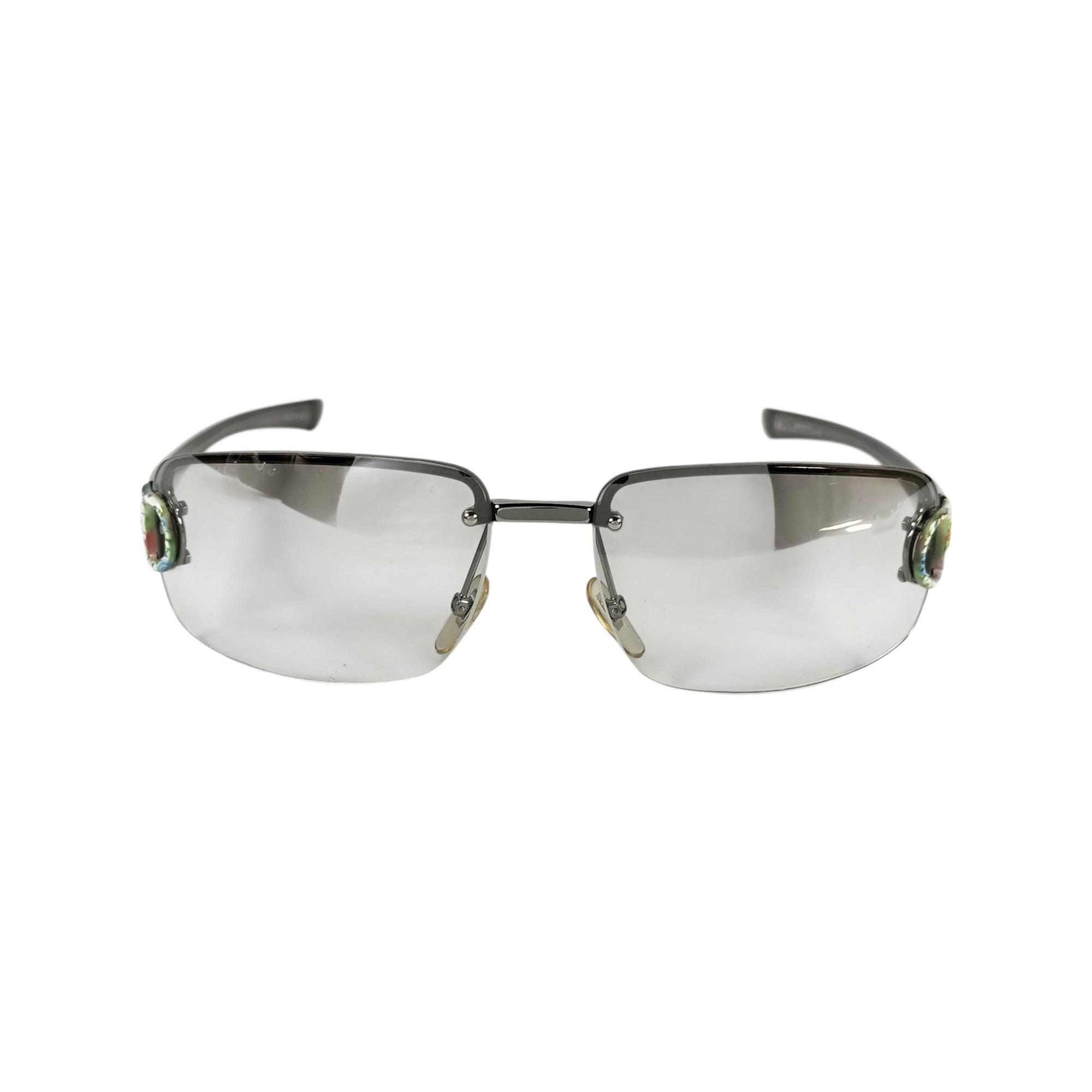 Gucci Rimless Shield Sunglasses