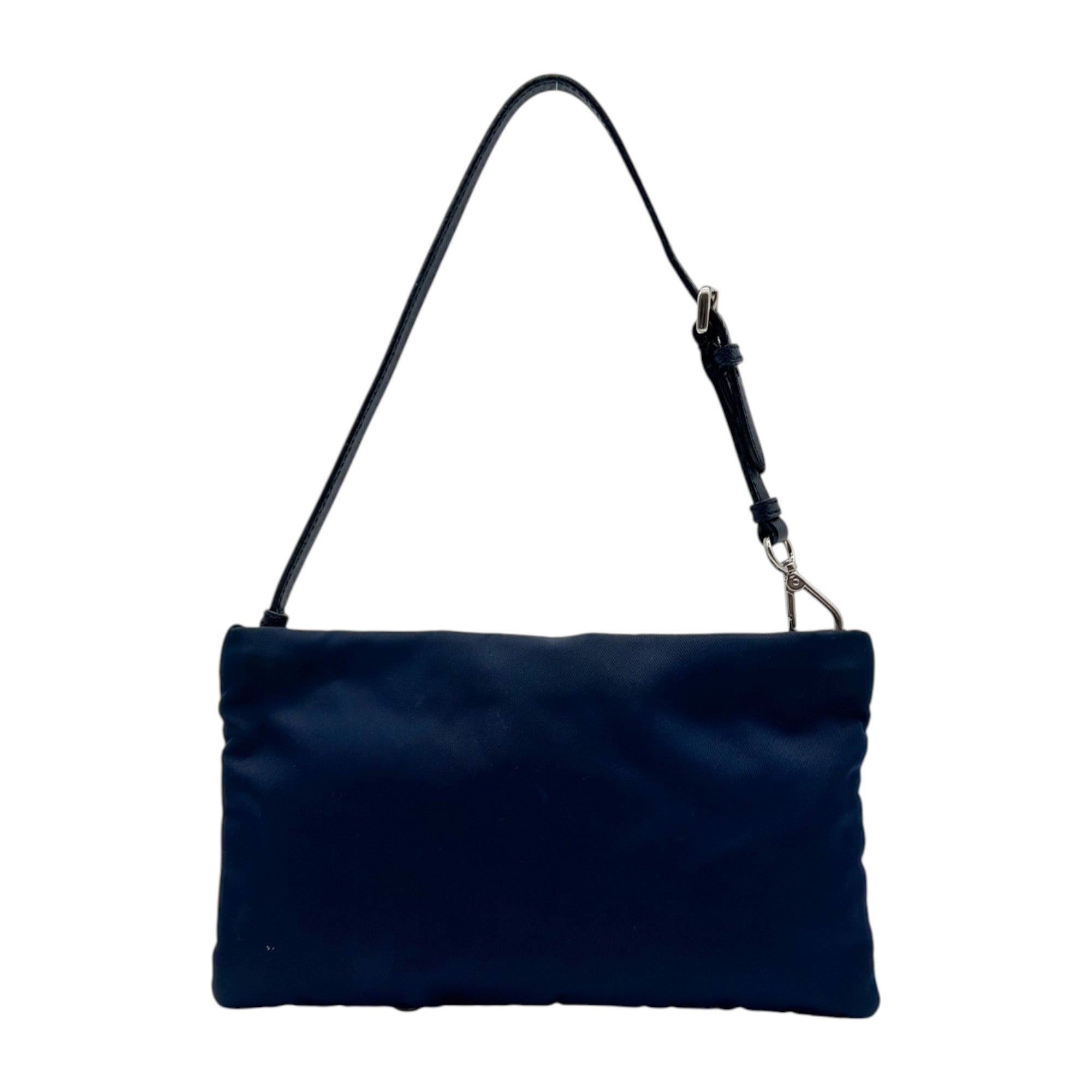 Prada Nylon Tattoo Embellished Shoulder Bag