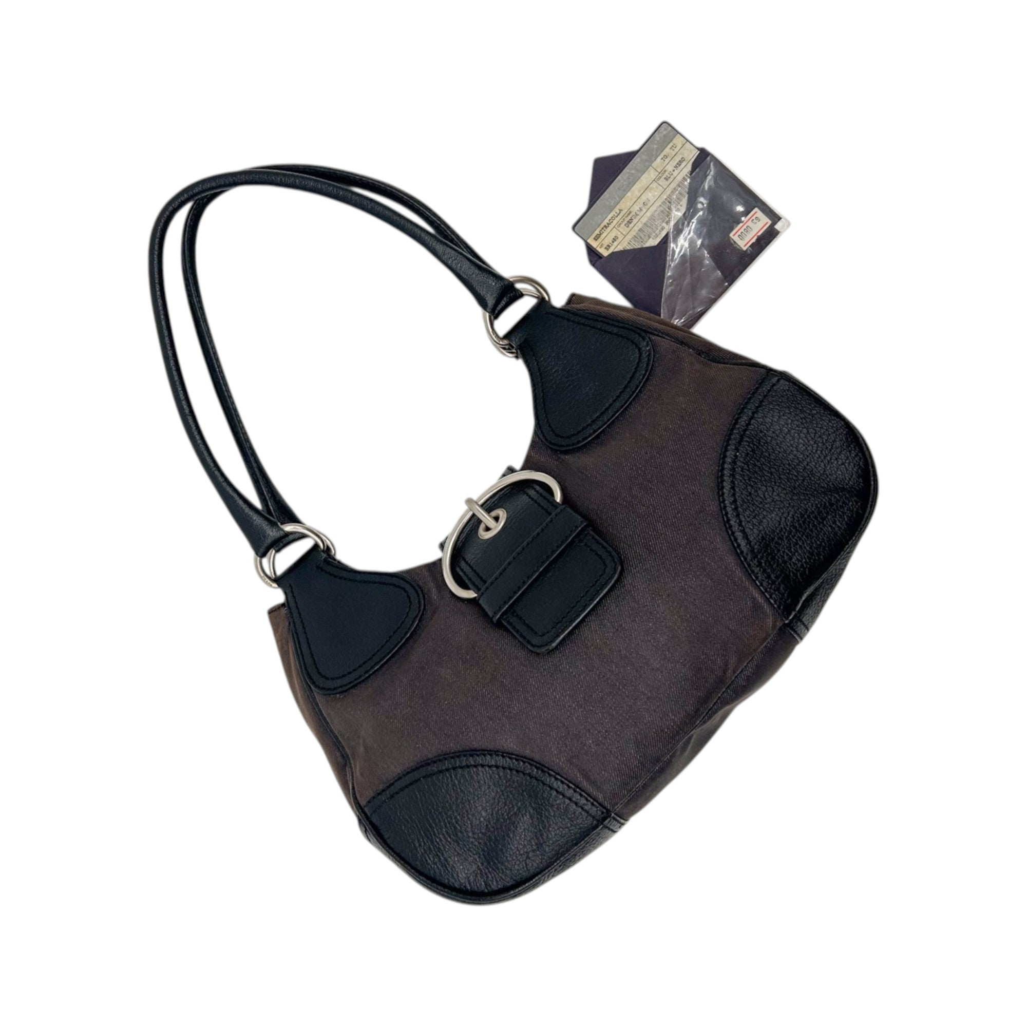 Prada Denim Moon Shoulder Bag