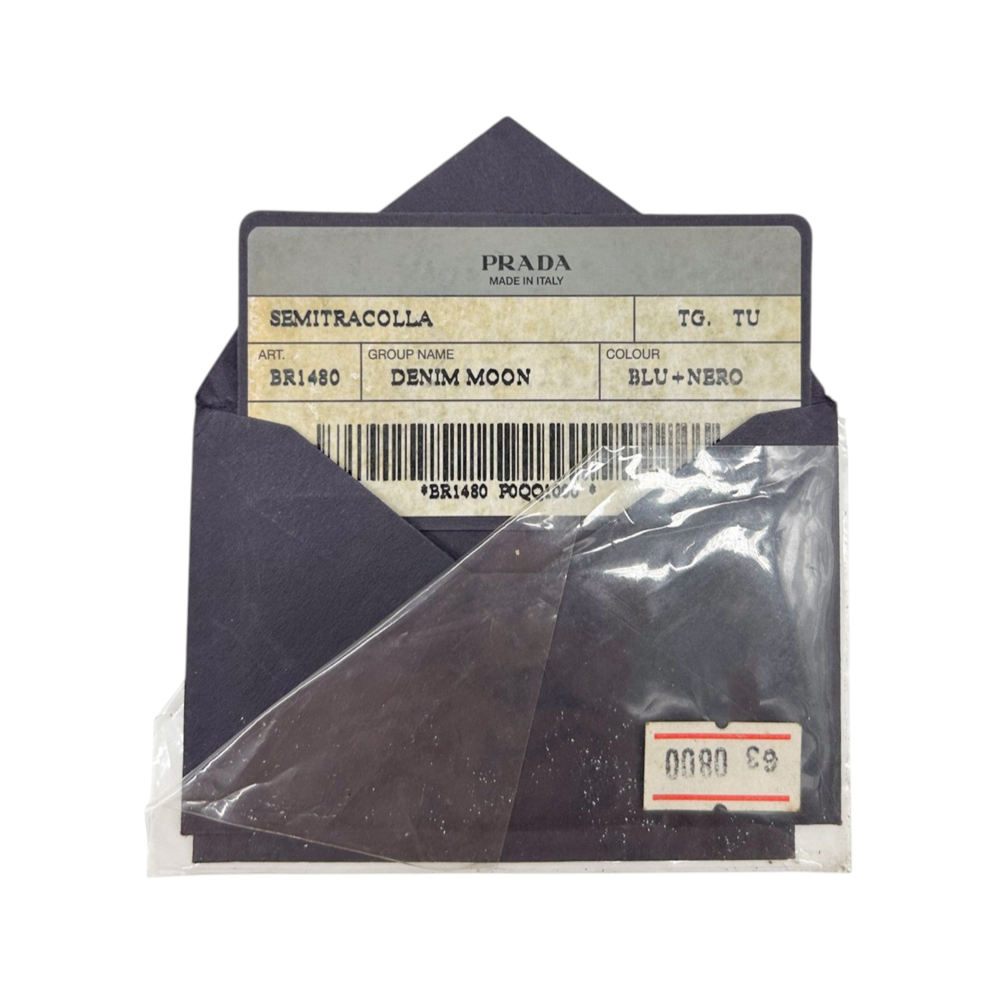 Prada Denim Moon Shoulder Bag