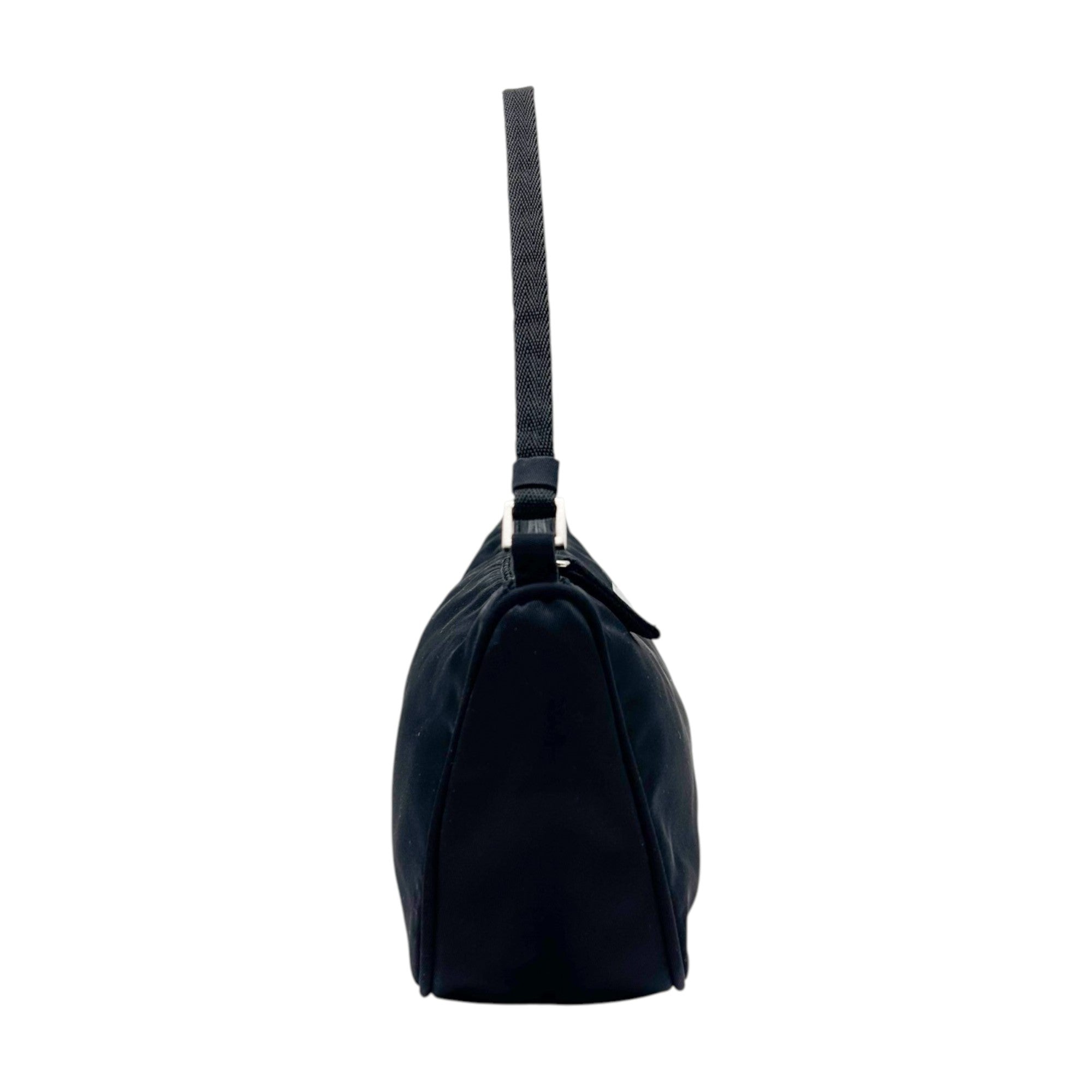 Prada Black Nylon Mini Shoulder Bag