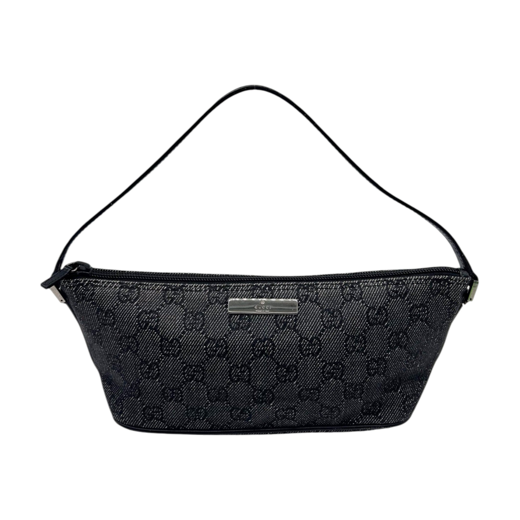 Gucci GG Monogram Black Mini Shoulder Bag