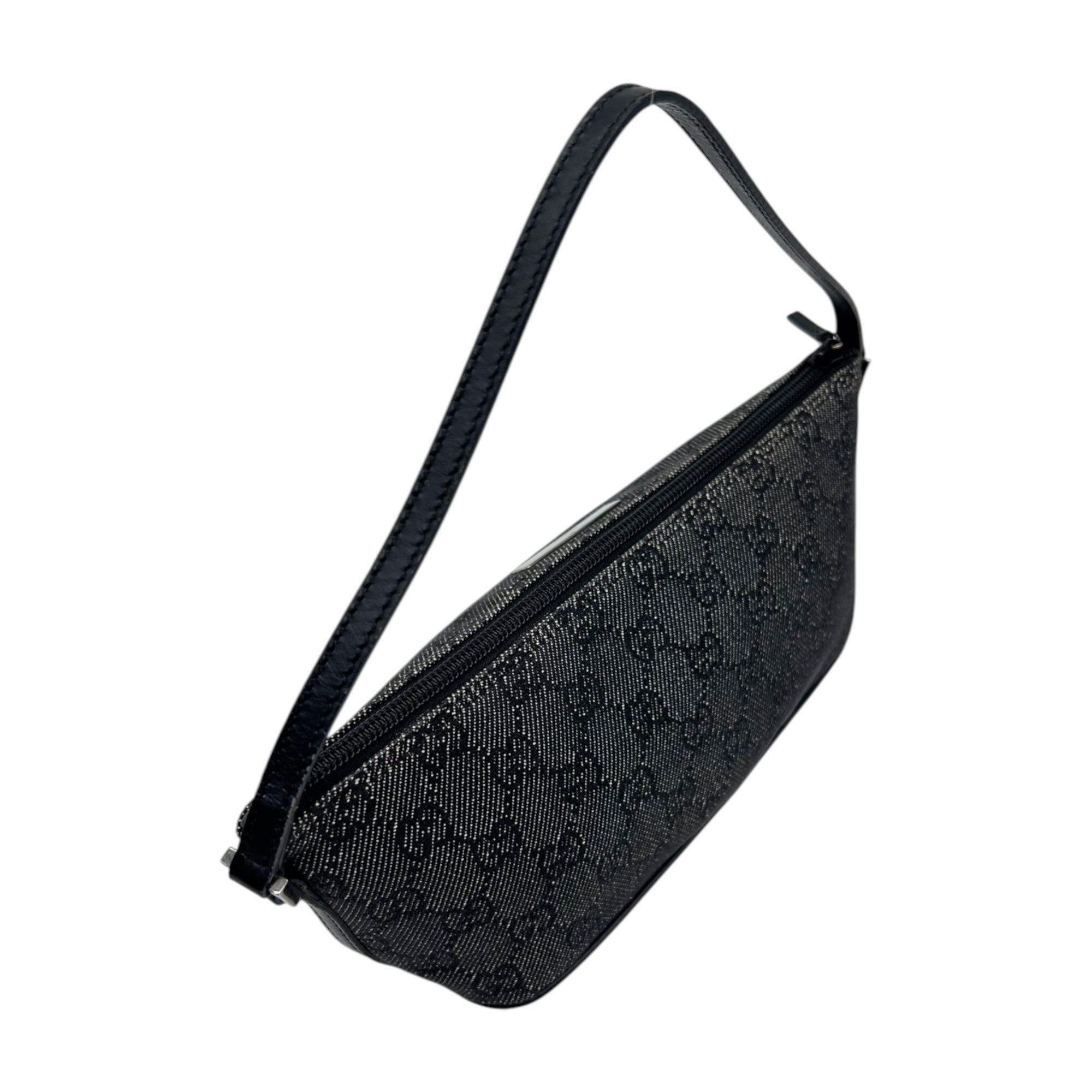 Gucci GG Monogram Black Mini Shoulder Bag