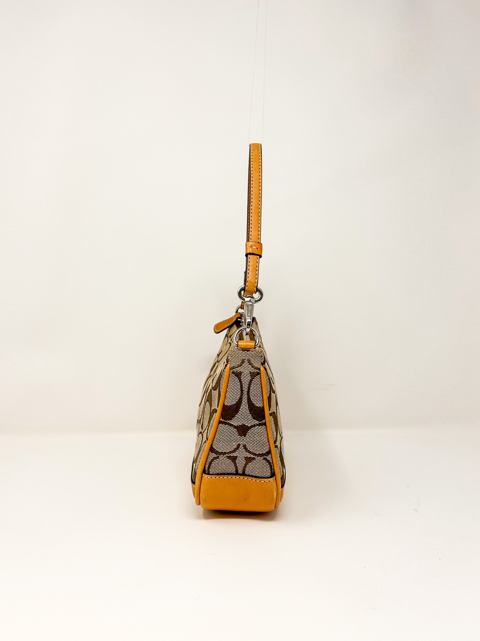Coach Signature Demi Mini Pouch Shoulder Bag