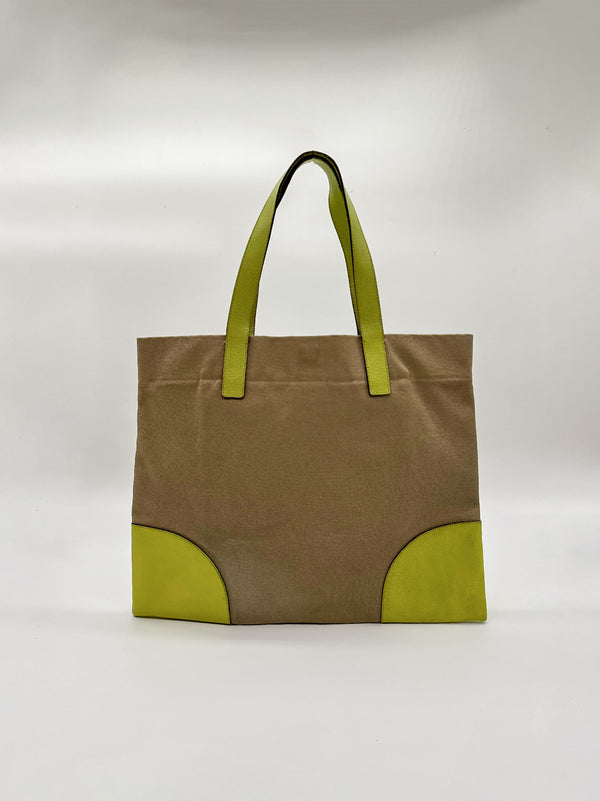 Prada Canvas Tote Bag